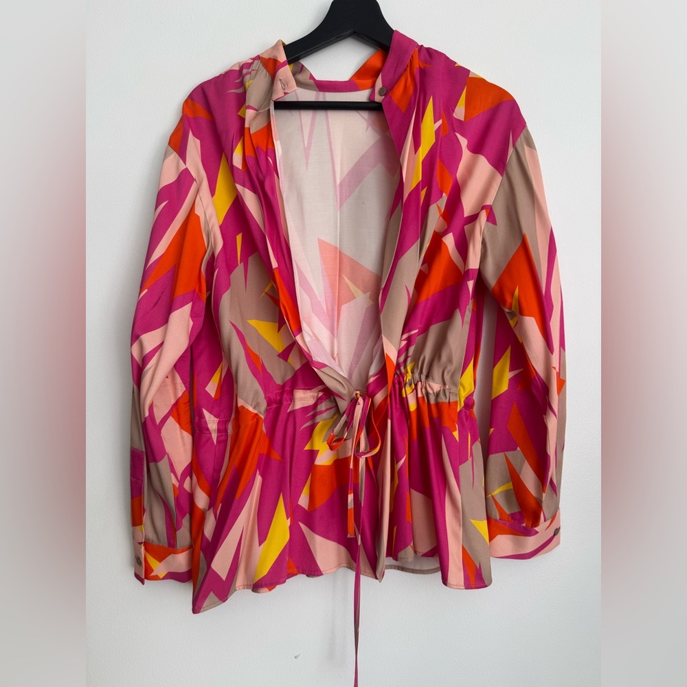 Missoni Pink and Orange Abstract Blouse